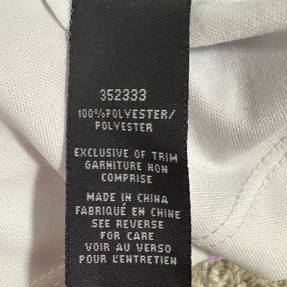 Calvin Klein White & Pink Floral Dress Girl's Size 5 - Picture 3 of 7